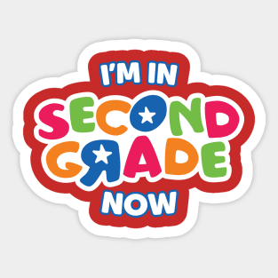 Second Grade T-shirt Sticker